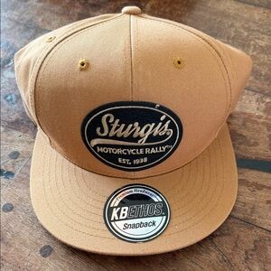 NWOT Sturgis Motorcycle Rally Snapback Hat 100% Cotton
